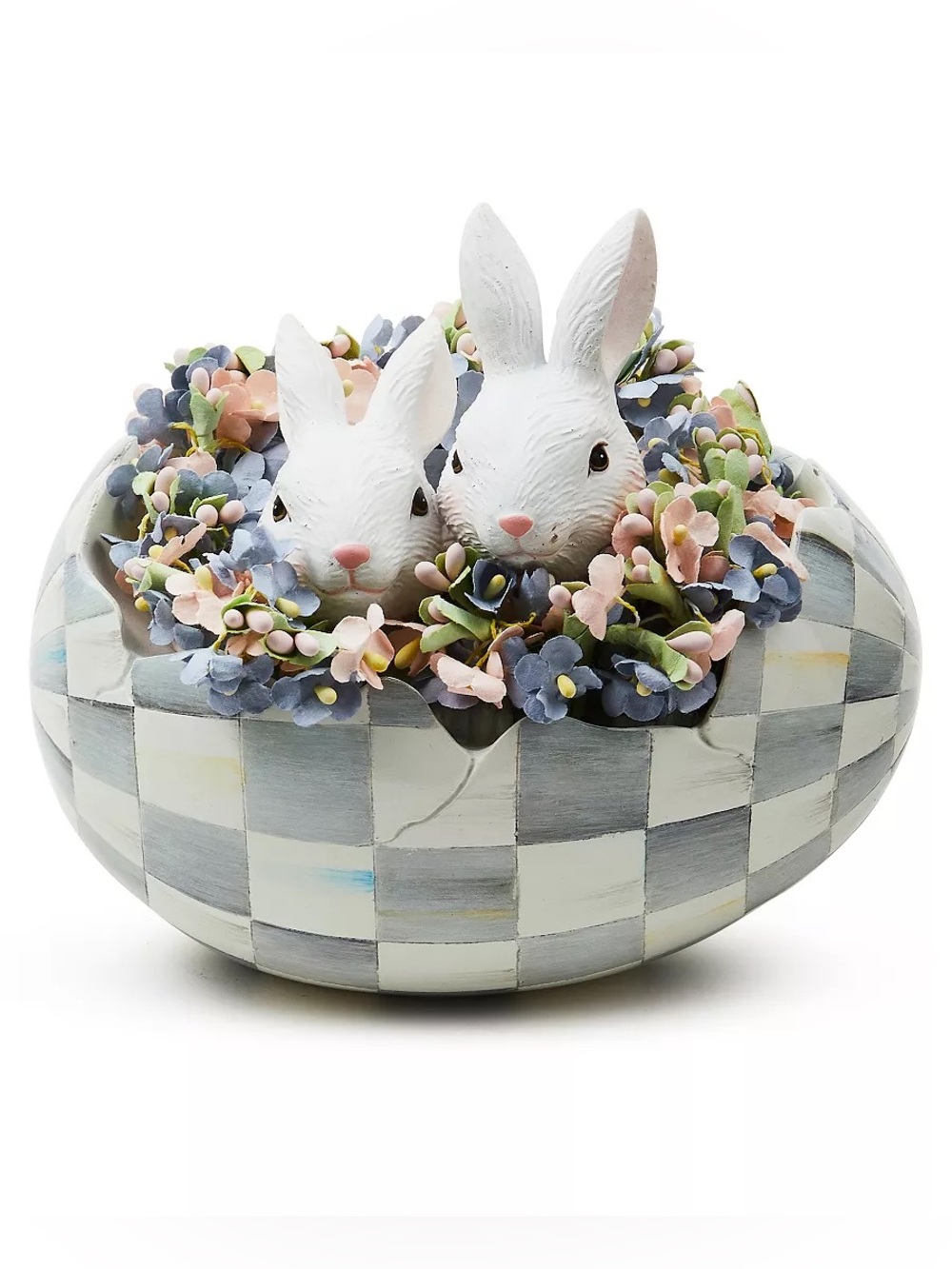 Brand New MacKenzie-Childs Springtime 
Cameo Peekaboo Egg, NWT